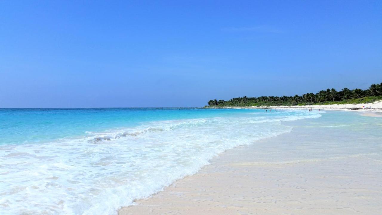 Riviera Maya Luxury Oceanfront Condo Akumal Bagian luar foto