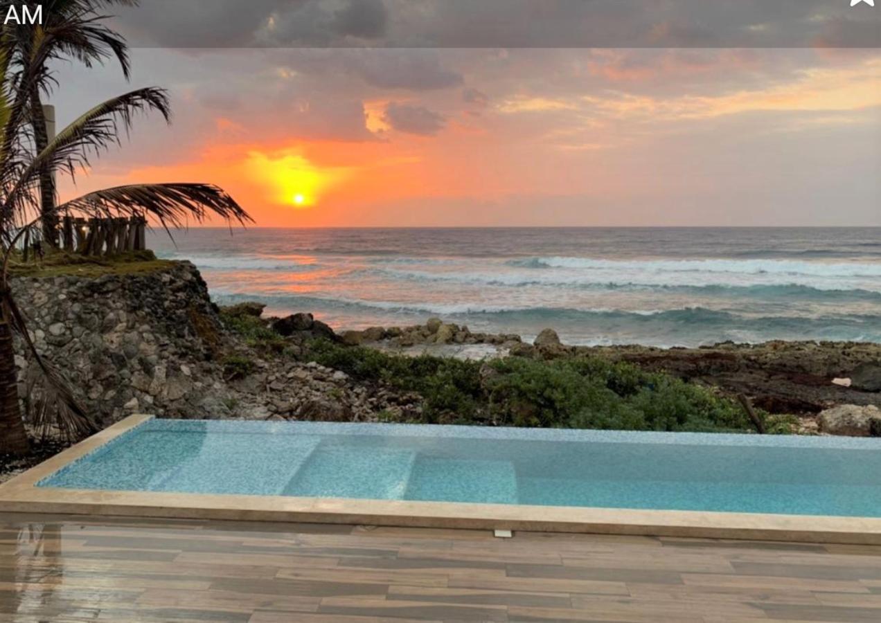 Riviera Maya Luxury Oceanfront Condo Akumal Bagian luar foto
