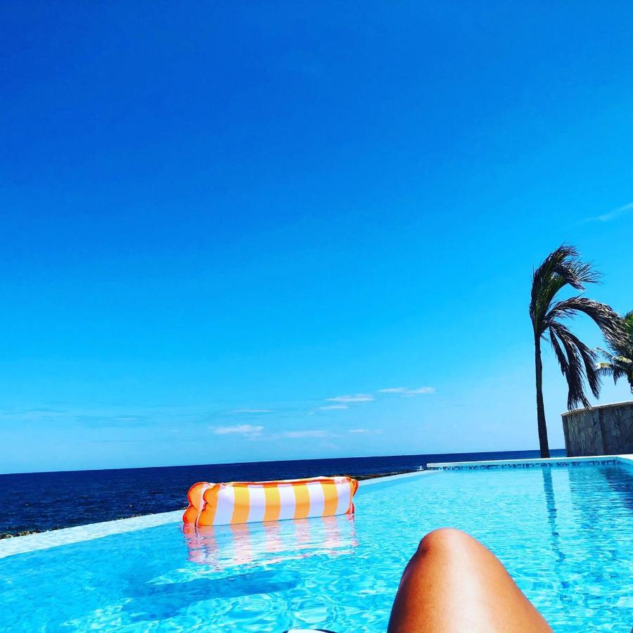 Riviera Maya Luxury Oceanfront Condo Akumal Bagian luar foto